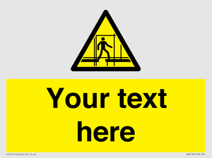 Custom Scaffold Incomplete Sign